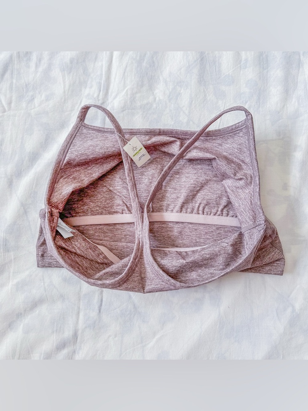 Aerie The Hugger Longline Racerback Sports Bra - BRAND NEW! (Size: L) - Picture 5 of 12